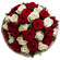 букет из красных и белых роз. Филиппины