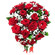 букет красных роз и гипсофилы. Филиппины